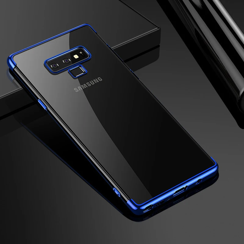 Роскошный прозрачный силиконовый чехол для Samsung Galaxy Note 9 8 A3 A5 A7 2016 2017 A6 A8 Plus 2018