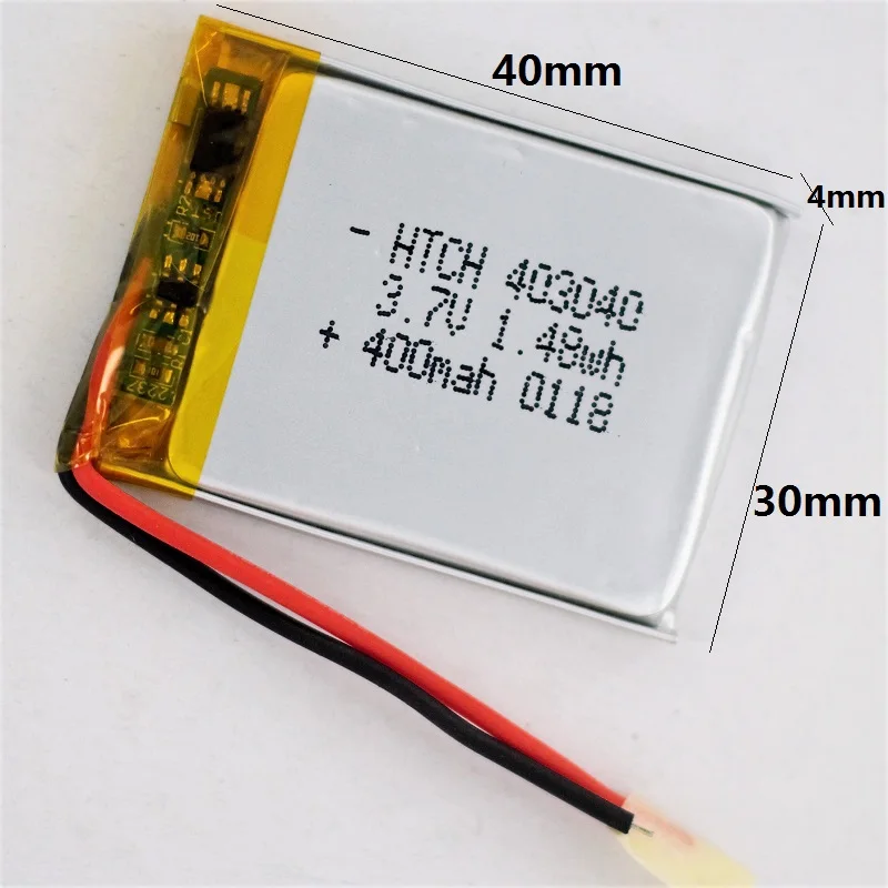 403040 Аккумулятор для DVR gps Mp3 Mp4 Mp5 Bluetooth Динамик электронная Книга чехол телефона 3 7 V