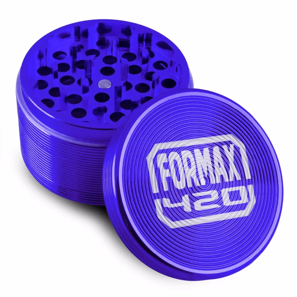 Formax420 2 5 дюйма/62 мм 4 шт. CNC синяя пульсация табака измельчитель с пыльцеуловителем