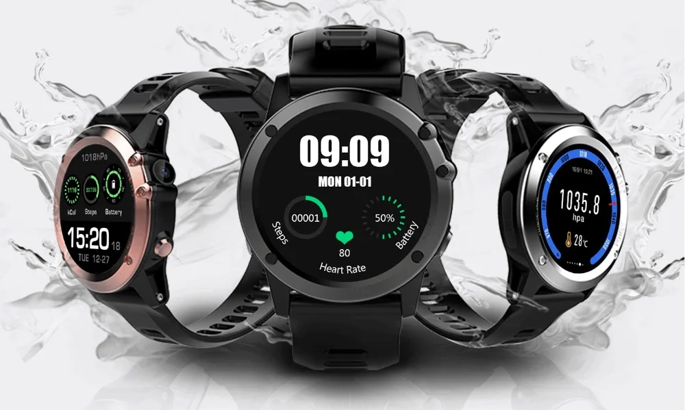 Смарт-часы Microwear H1 android 4,4, водонепроницаемые, 1,39 дюймов, mtk6572, умные часы для android iPhone, поддержка 3G, wifi, gps, SIM, GSM, WCDMA