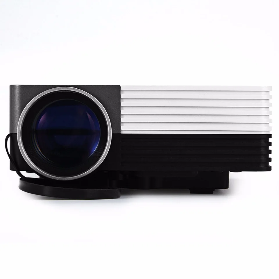 Светодиодный мини проектор GM50 портативный видеопроектор с дистанционным