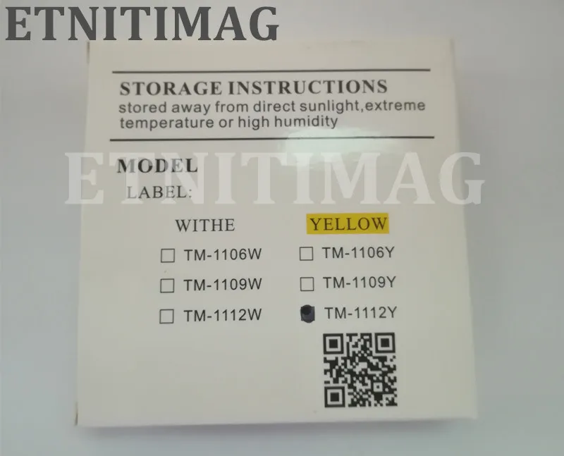 Label Tapes Core tm-1112y 9mm x 30m (White Or Yellow)For Cable ID Printer Tube Mk1000 Mk2000 Mk1100 Mk2100 Mk1500 Mk2500 | Компьютеры и