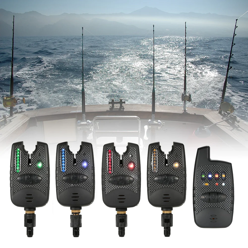 Lixada электронный сигнализатор для рыбалки с светодиодный сигнализацией 1 *