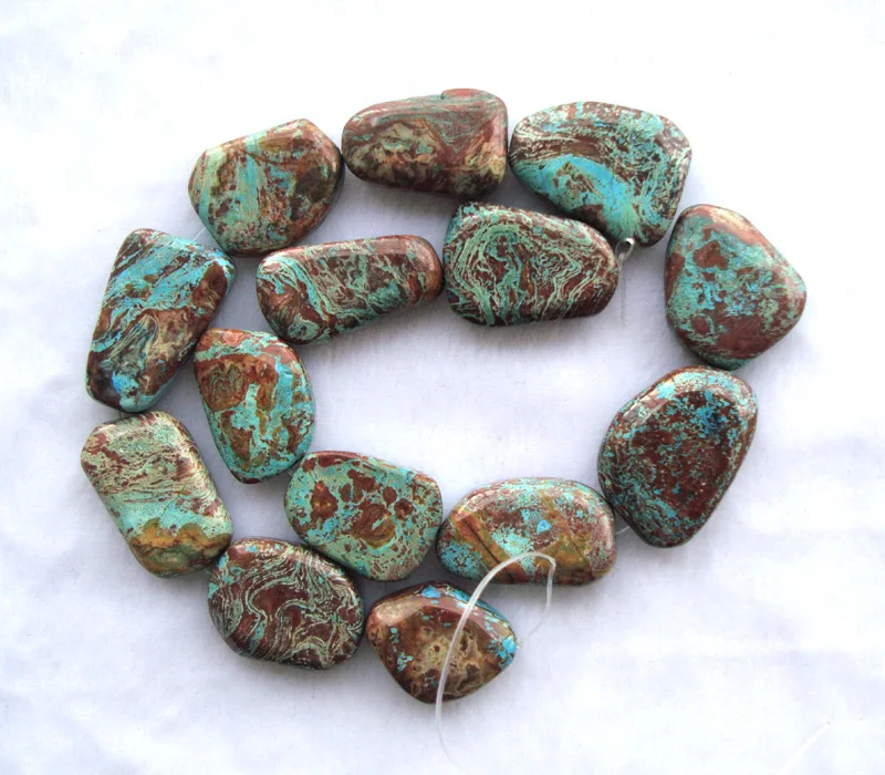 Натуральные радужные вены яшма свободной формы бусины россыпью для изготовления