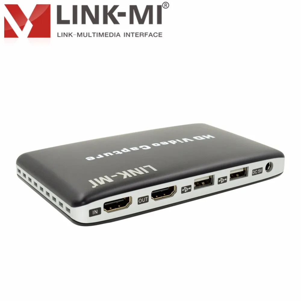 LINK MI Hardware H.264 кодировщик HDMI USB 2 0 запись видеоигр до 1080p HD видео для HDTV плеера|encoder