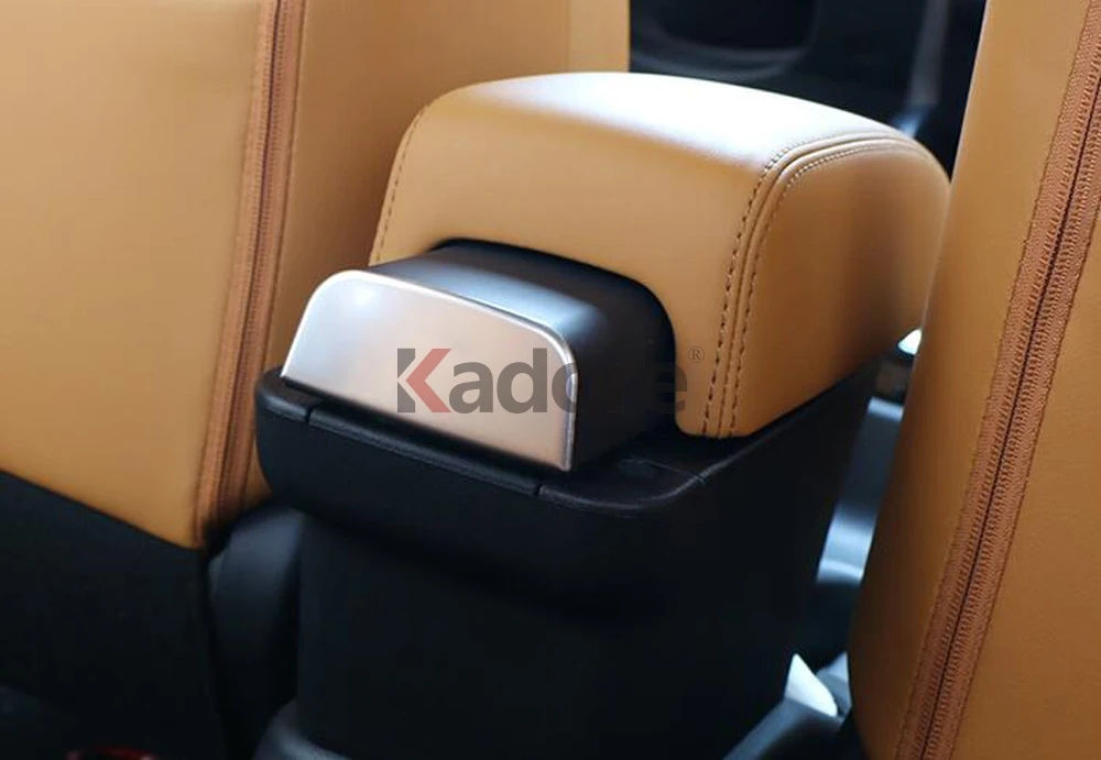 Для Nissan Kicks ABS Матовый задний подлокотник коробка украшение ручка Крышка отделка панель аксессуары для интерьера