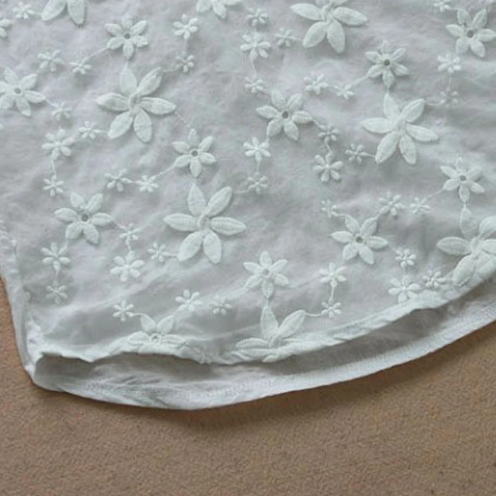 Женские блузки с v образным вырезом элегантные кружевные однотонные белые топы