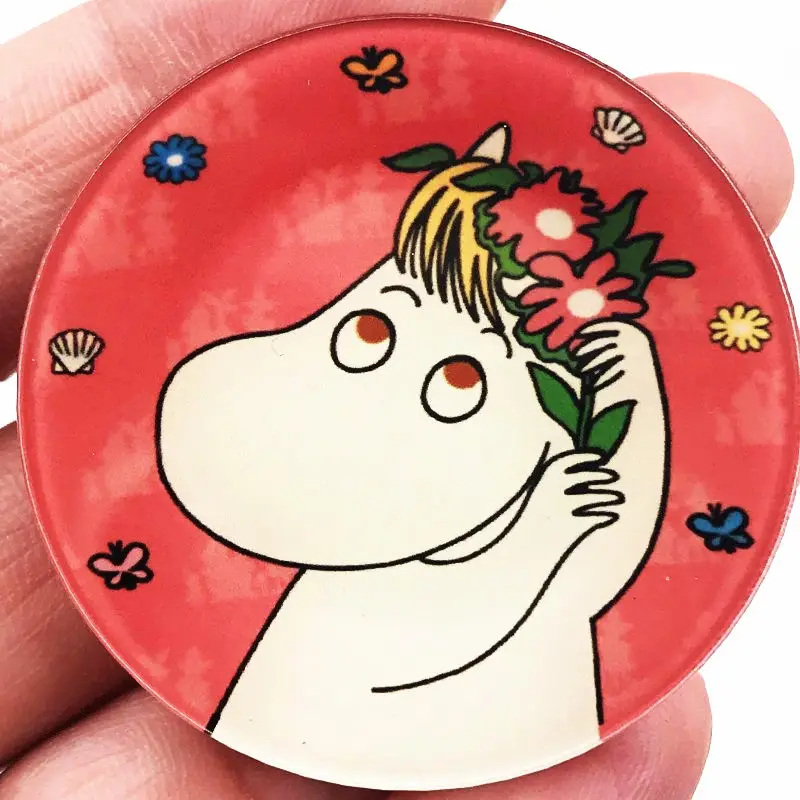 1 шт. мультяшный акриловый кавайный Бегемот цветок лошадь брошь в виде единорога