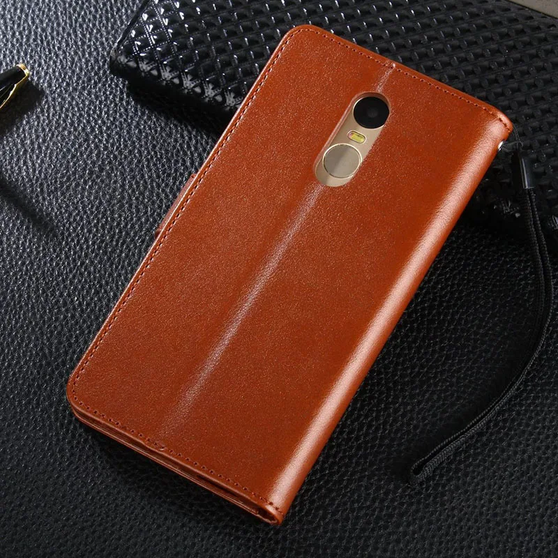 Чехлы для Redmi Note4 роскошный флип-кошелек магнитные винтажные кожаные чехлы