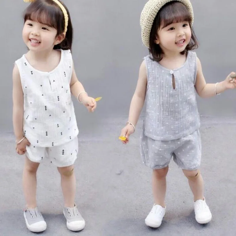 Комплекты летней одежды для малышей Детские комплекты с принтом Звезда и дерево