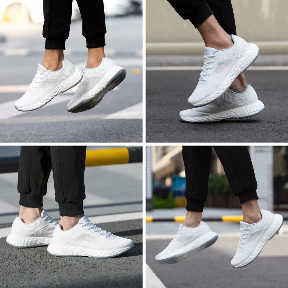 ONEMIX Men Running Shoes Marathon React Breatahble Shoes Athletic Trainers Sports Shoes Outdoor Women Walking Sneakers