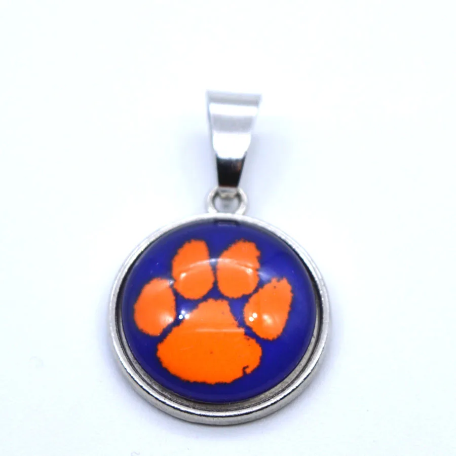 2018 модные ювелирные изделия Clemson университет NCAA Шарм Кулон Fit Браслет DIY Подвески