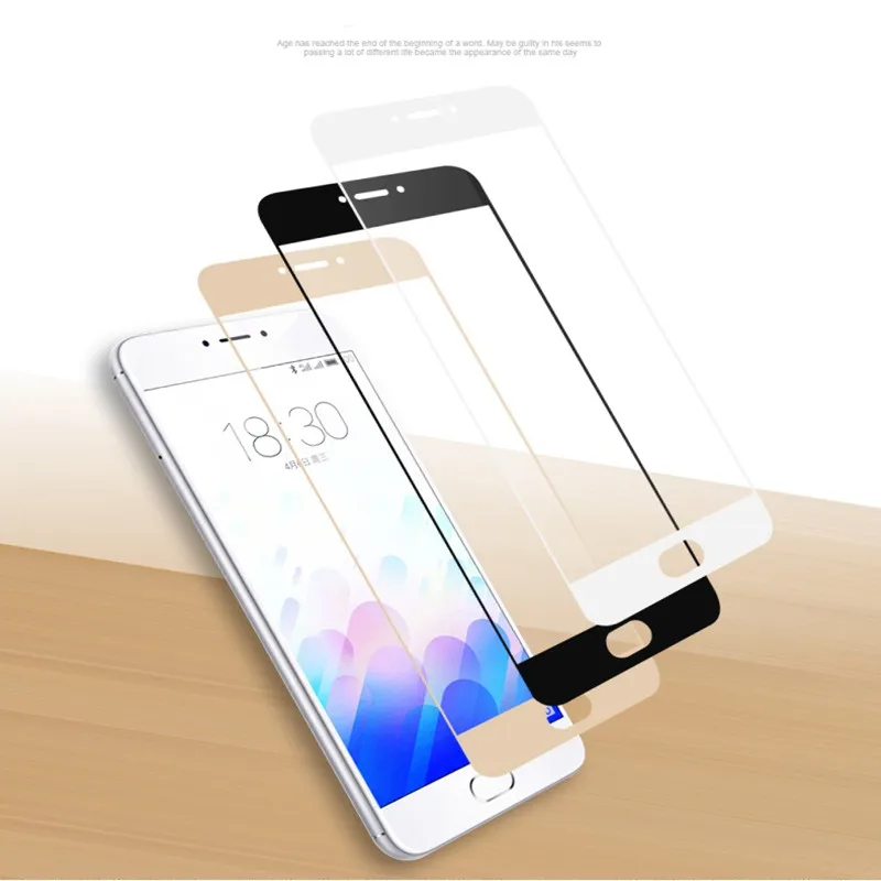 SIJIE полноэкранное закаленное стекло для Meizu M3S 2017 Новый Модный высококачественный