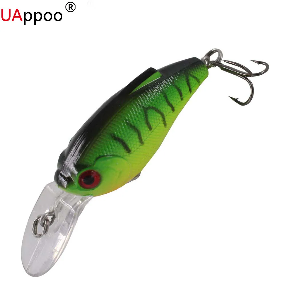 1 шт. плавающей минноу рыболовную приманку лазерная жесткий искусственные