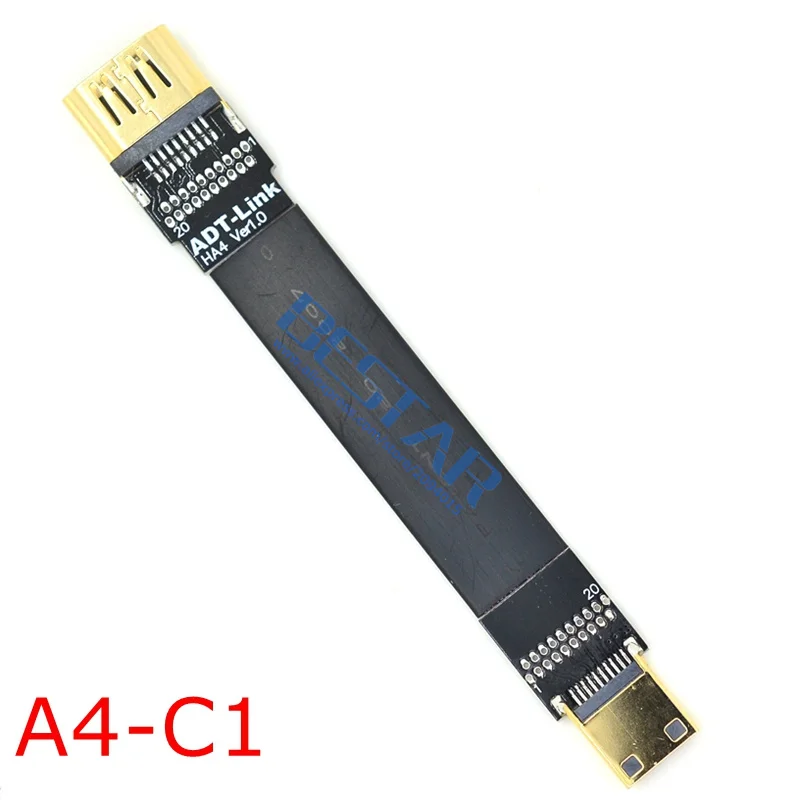 A4 FPV HDMI 2,0 Женский к HDMI Mini HDMI Micro HDMI экранированный FPC плоский кабель 4k 60Hz 5 cm-2 m для мультикоптера аэрофотосъемки