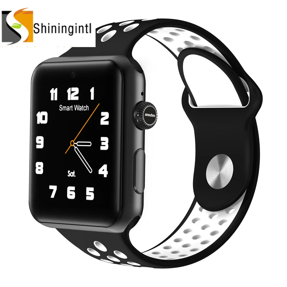 Smochm Bluetooth SmartWatch IWO 1:1 MTK2502C NK спортивный ремешок GSM SIM карта камера телефон смарт