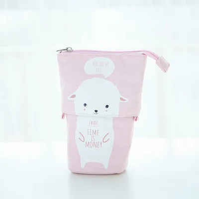 Креативный милый чехол для карандашей с кошкой на молнии, Kawaii, Мультяшные карандаши, коробка для ручек, сумки для мальчиков и девочек, канцелярские принадлежности для школьников, студентов, Подарочные принадлежности - Цвет: Dog