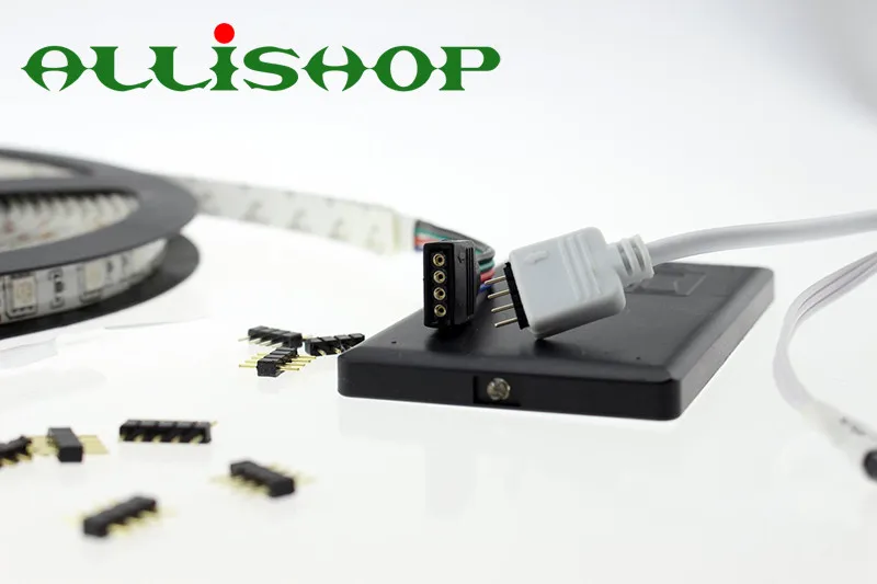 100 шт. 4-контактный игольчатый разъем RGB Разъем для светодиодной ленты 4pin led 5050 3528