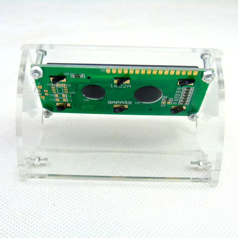 Бесплатная доставка 1 шт LCD1602 Чехол держатель|Измерители напряжения| |