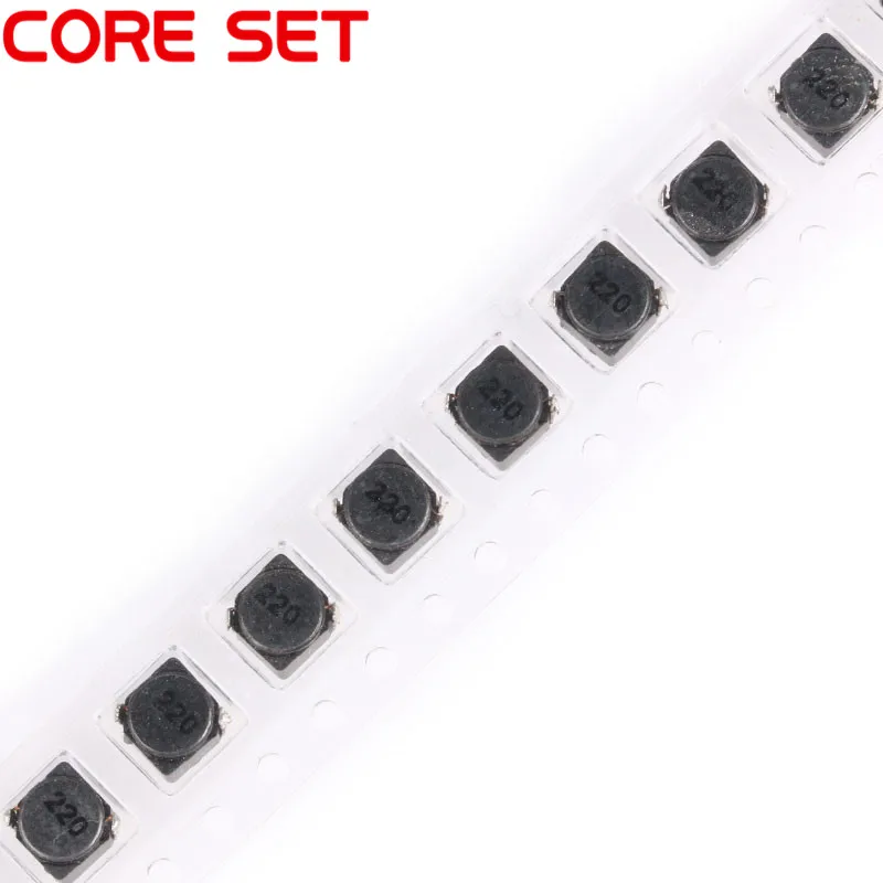 10 шт./лот Силовые индукторы SMD 22UH 4D28 220 экранированный индуктор CDRH4D28 высокое