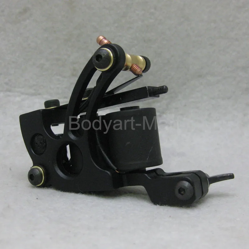 Новая Профессиональная тату машина 10 намоток черный пистолет для начинающих