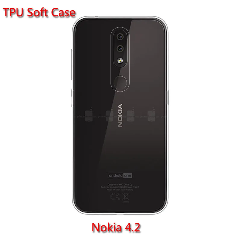 Чехол для Nokia 4,2, силиконовая Мягкая задняя крышка из ТПУ с цветочным рисунком для Nokia4.2, Защитные чехлы для телефонов