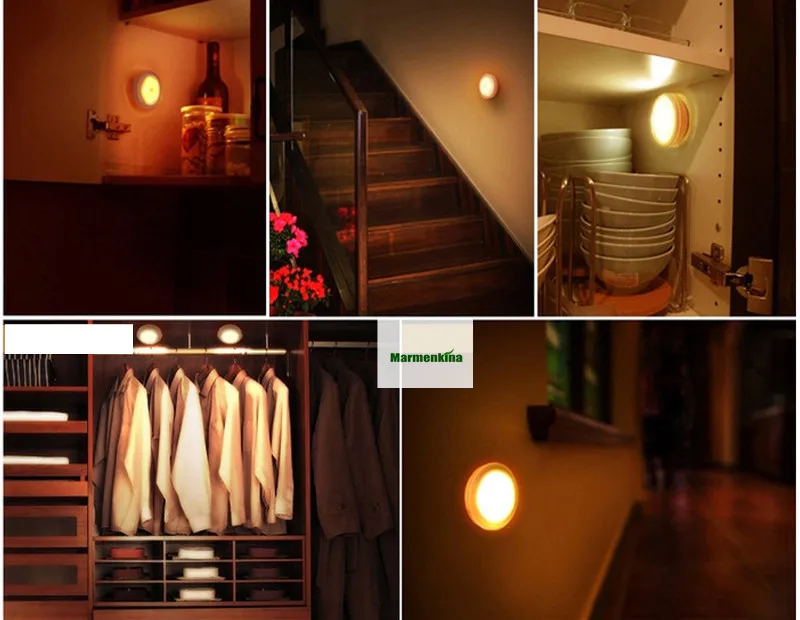 Настенный светильник с пассивным инфракрасным датчиком движения передвижной