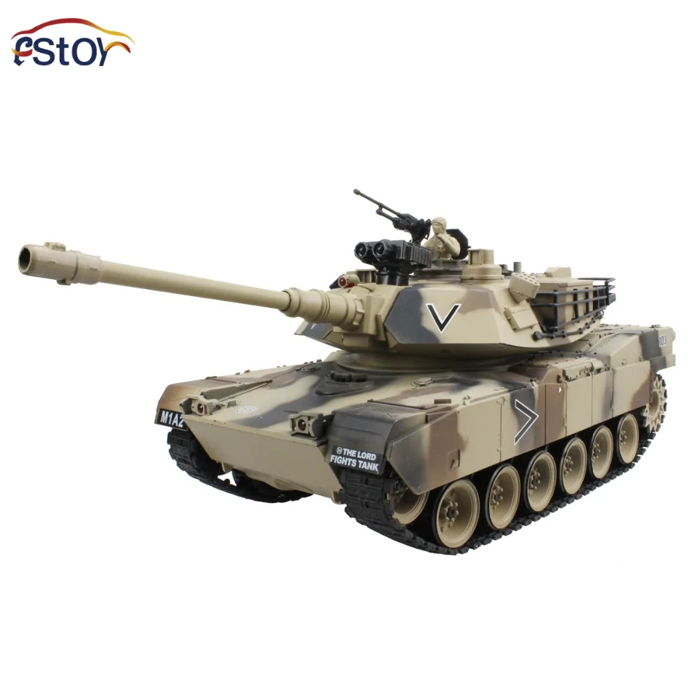 Р/У танки 15 канал 1/20 США M1A2 основной боевой танк модель с стрелять пулей