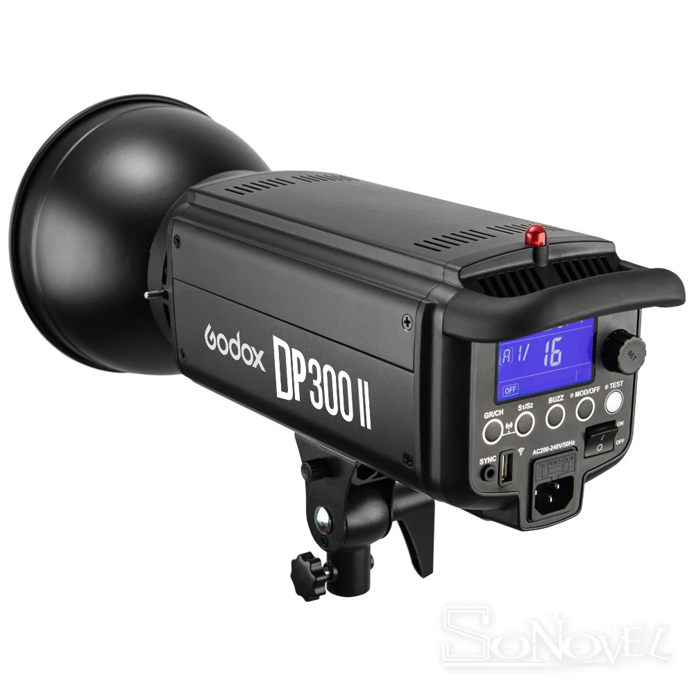 Godox DP300II 300Ws GN58 профессиональный студийный стробоскоп со встроенной системой 2 4G