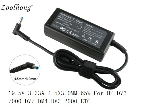 Charger For Hp Dv6-7000 Dv7 Dm4  14-k00tx 14-k002tx 14-k005t