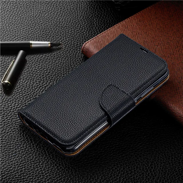 Флип-чехол для телефона Etui on Fundas huawei Y5 чехол для huawei Y5 Prime Роскошный кожаный чехол-кошелек с зернистой текстурой