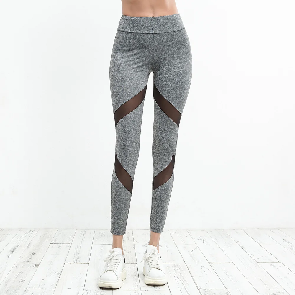 Новинка 2018 женские эластичные леггинсы с высокой талией облегающие спортивные