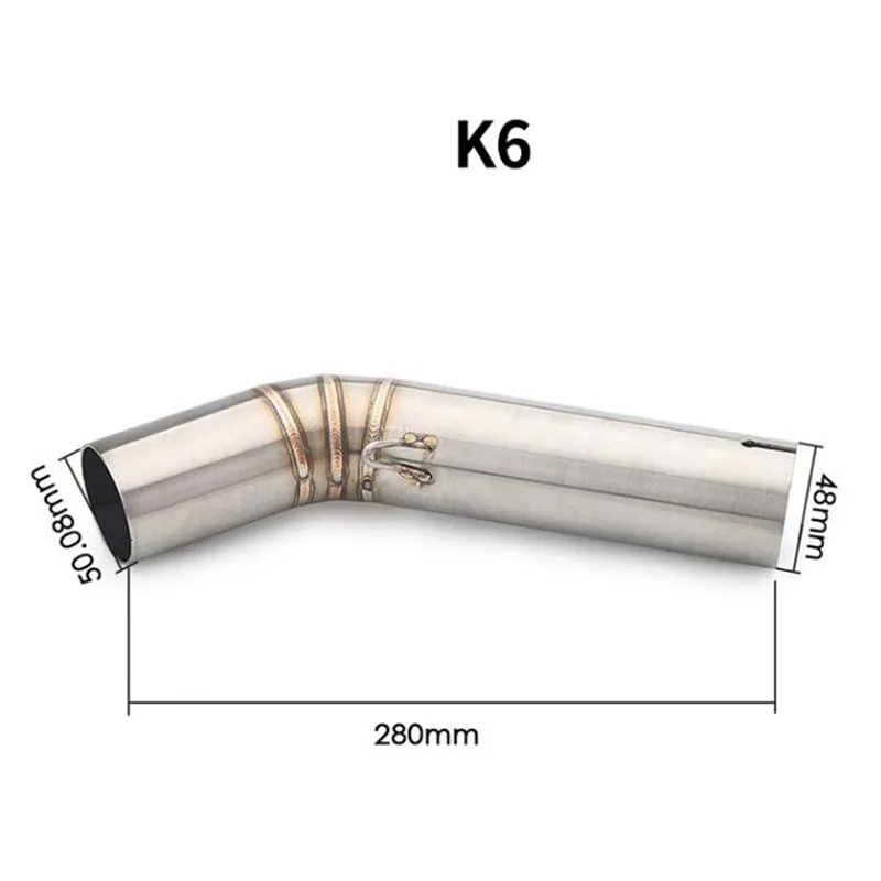 TKOSM K7 GSXR600 750 GSXR700 GSXR750 глушитель выхлопных газов средняя звеньевая труба полная