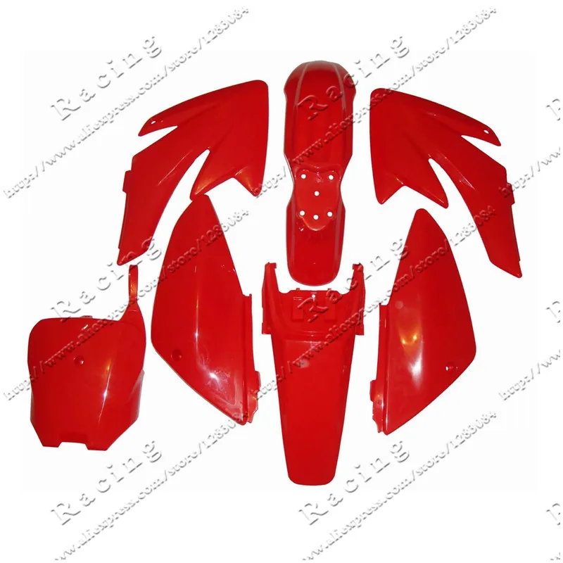 7 шт. пластиковые чехлы для мотоциклов CRF70 Kayo TY125 HK160R|crf70 pit bike|crf70 plasticfairing kit |