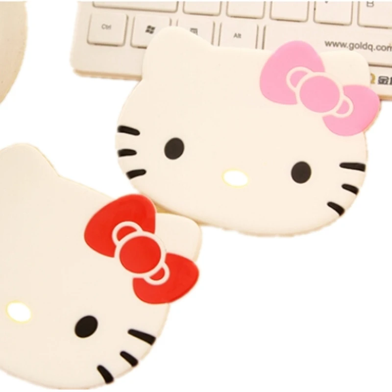 4 шт./партия, кухонные аксессуары hello kitty, силиконовый подстаканник, красный, розовый, японский стиль, kawaii, мягкий силиконовый коврик, подставки для чашки, кружка