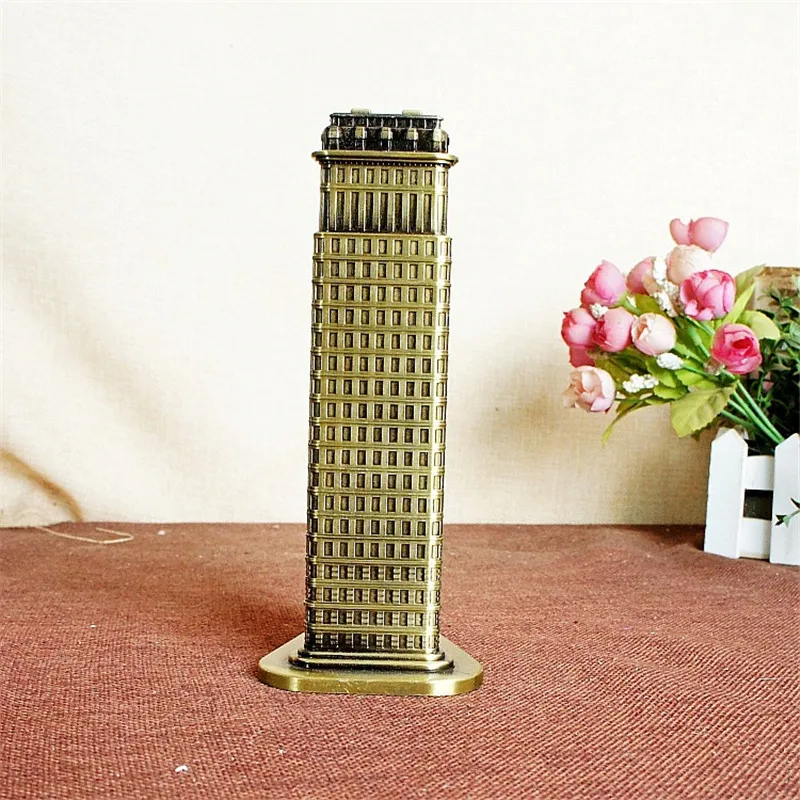 Европейский металлический Flatiron район Фуллер строительные миниатюрные винтажные