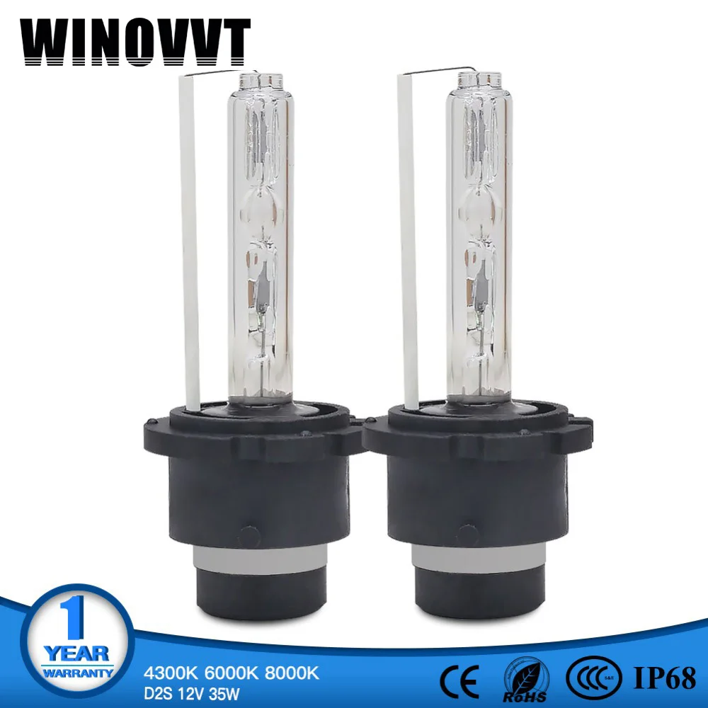 2 шт 55 W D2S ксеноновая лампа 4300 k 5000 6000 8000 Ксеноновые D2C HID балласта Замена Авто свет