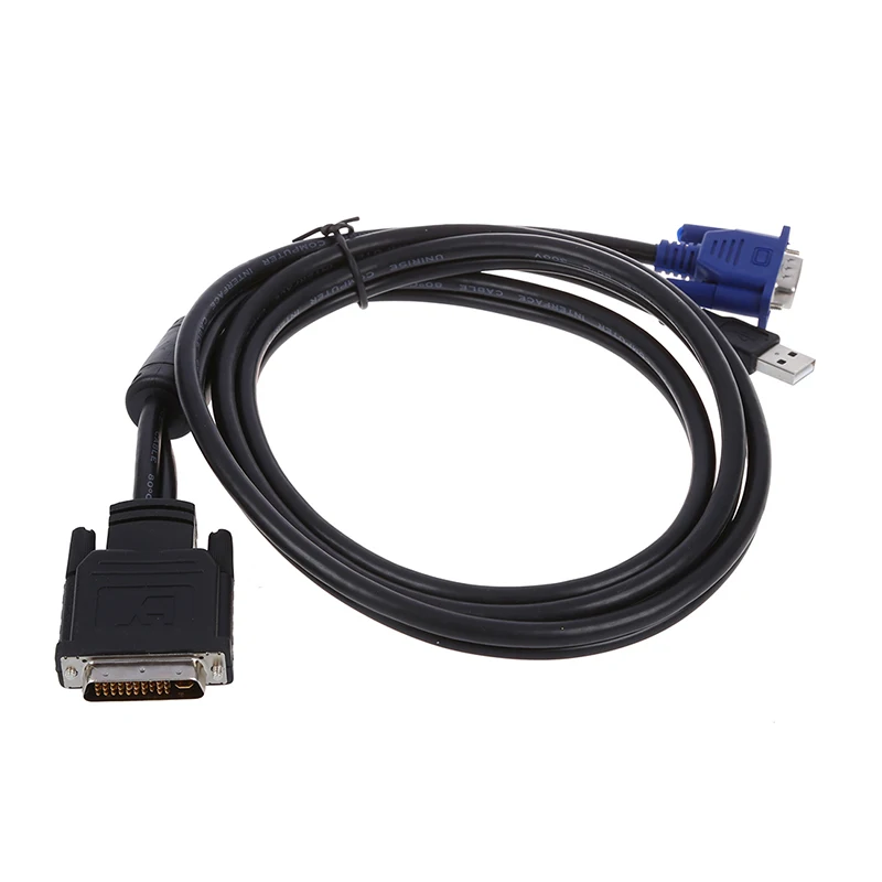 Ноутбук DVI 30 + 5 Pin к VGA 15 и USB адаптер 1 м кабель |