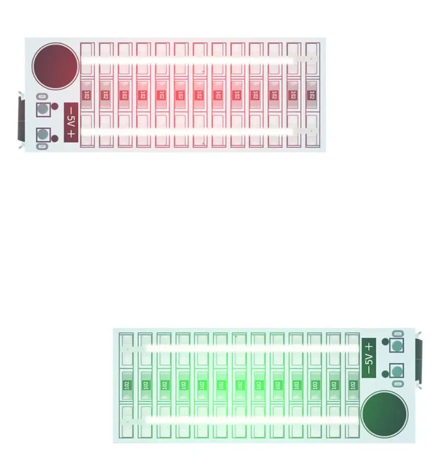 26 светодиодный USB Мини Голосовое управление аудио музыкальный спектр индикатор