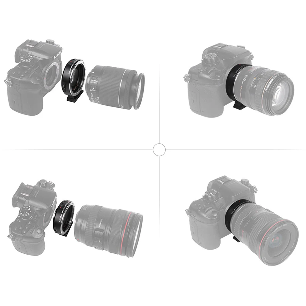 VILTROX EF-M2 II AF с автофокусом EXIF 0.71X понижающий скорость усилитель объектива адаптер для объектива Canon EF для камеры M43 GH4 GH5 GF6 GF1
