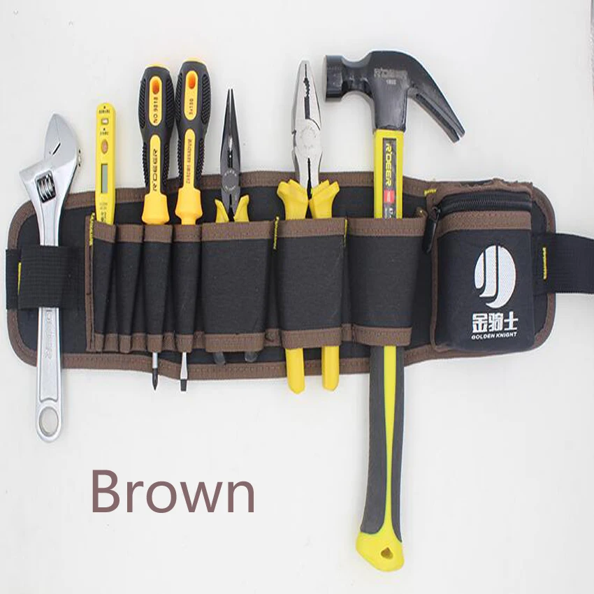 

Multi-pockets Tool Bag Waist Pockets Electrician Tool Bag Oganizer Carrying Pouch Repair Tools Bag Belt Waist Pocket Case