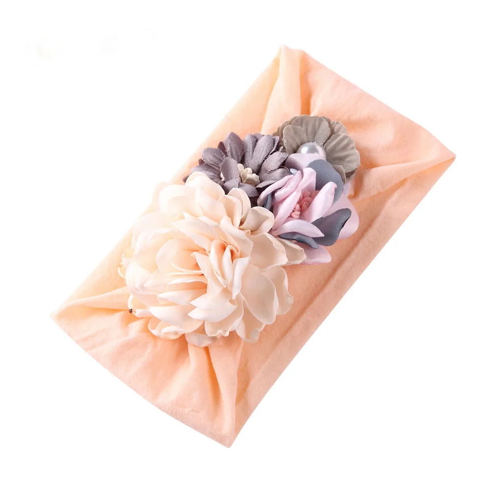 Fashion Hair Jewelry Accessories Kids Children Child Girls Headbands Fine Black White Gray Yellow Red Flower Pearl | Украшения и