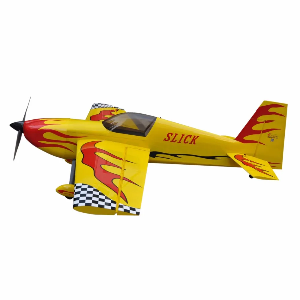 Электрический самолет Slick 7" 4 канала ARF большой масштаб RC деревянная модель самолета