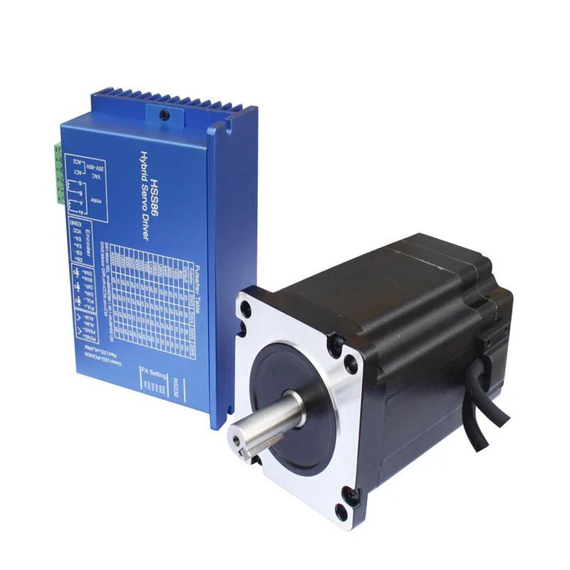 86 высокая скорость полный замкнутый цикл 86HSE8N-BC38 замкнутый цикл шаговый двигатель + HSS86 мотор приводов набор замкнутый цикл шаговый ряд