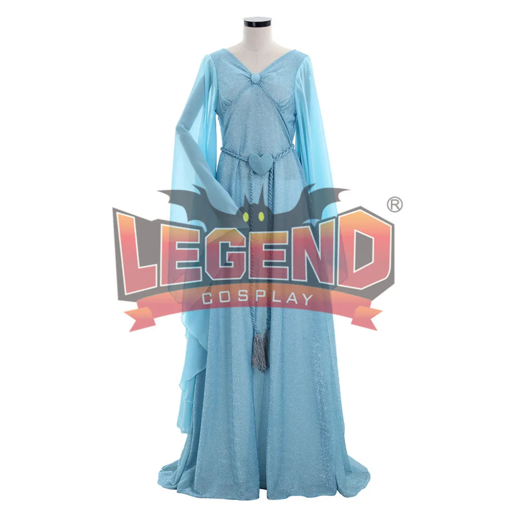Blue Fairy Princess Dress Costume for Halloween Carnival Costume Cosplay Women image 2