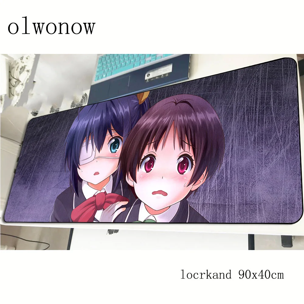 Коврик для мыши chuunibyou demo koi ga shitai 90x40 см игровой коврик дня рождения компьютерный