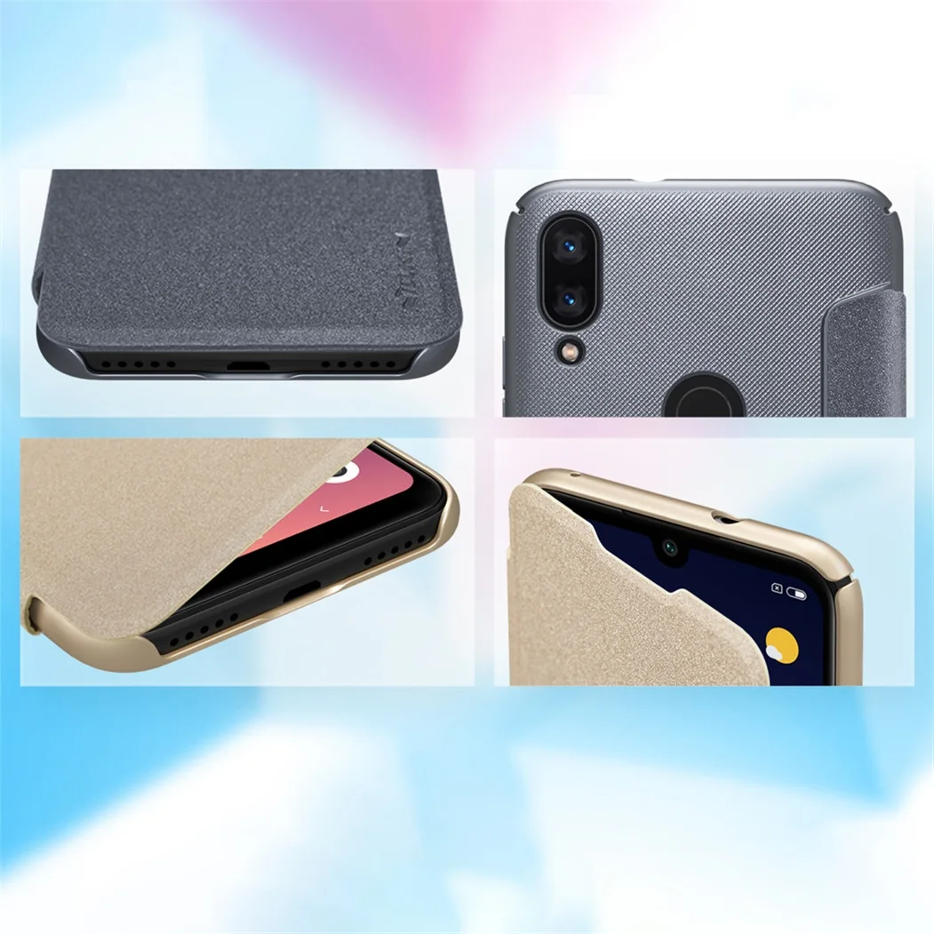 Чехол для Xiaomi Mi Play оригинальный Блестящий Защитный чехол NILLKIN из искусственной