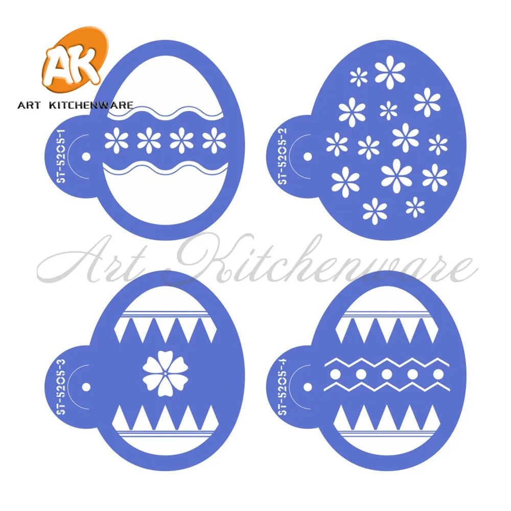 Пасхальное яйцо и Кролик Дизайн трафареты для торта помадка форма печенье
