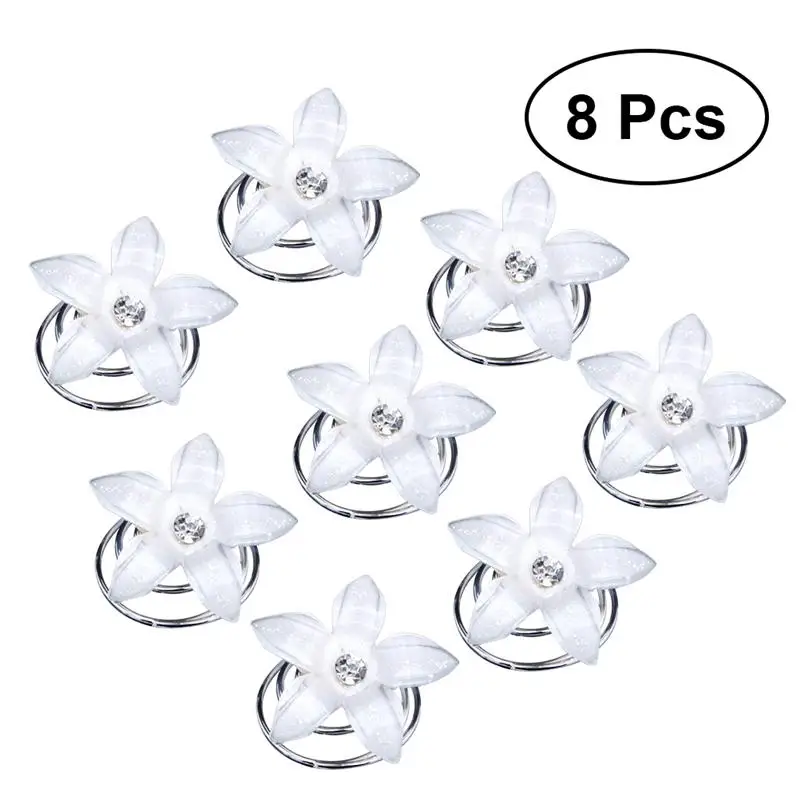 Шпилька для волос со стразами и кристаллами 8 шт. | Красота здоровье