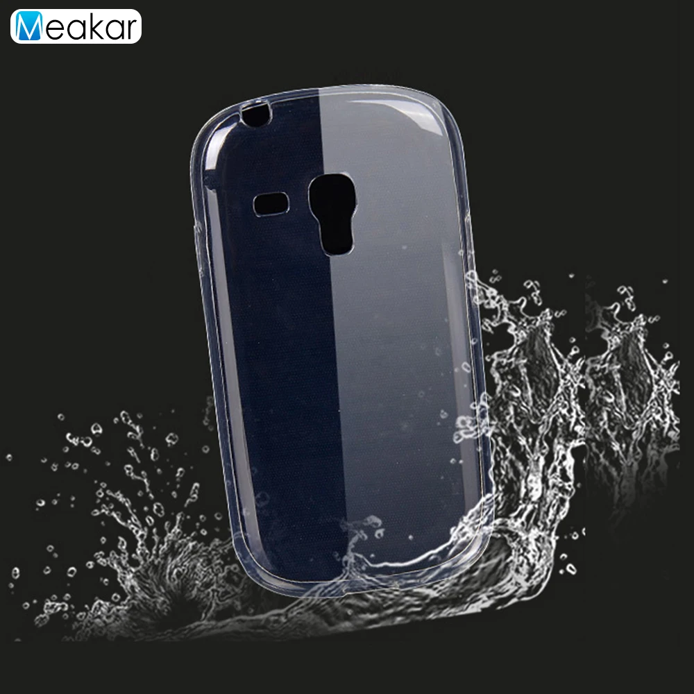 Прозрачный Мягкий ТПУ силиконовый 4.0для samsung Galaxy S3 мини чехол для samsung Galaxy S3 мини i8190 чехол для задней панели сотового телефона чехол